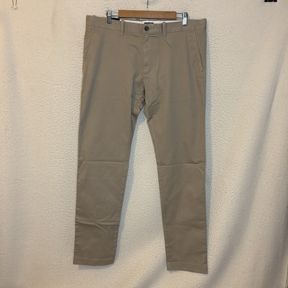 J Crew Slim-fit flex chino pant Mens Size 36‎ x 34 Tan Khaki - Picture 1 of 7